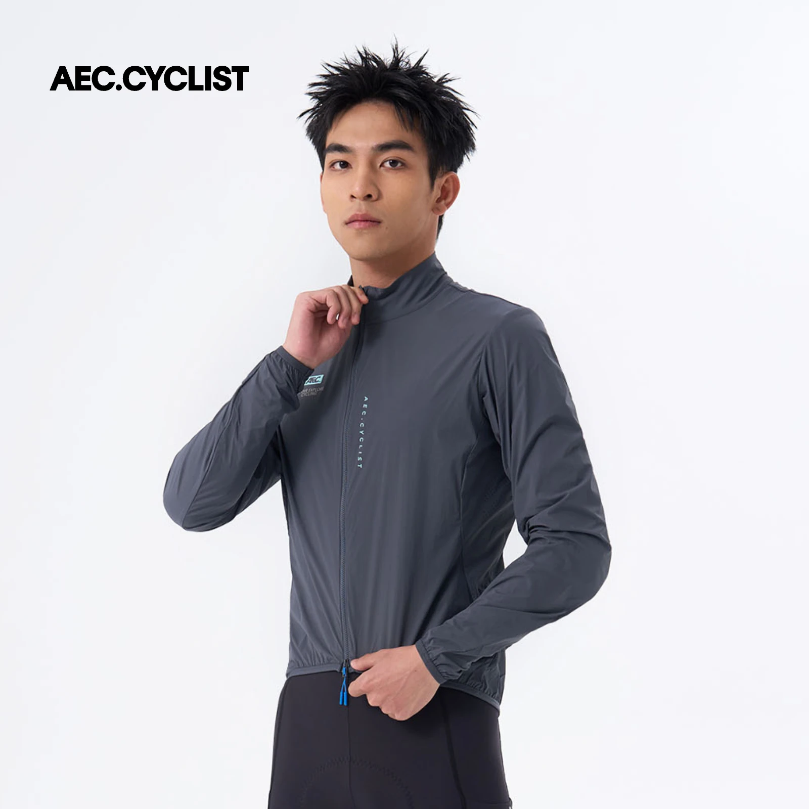AliExpress AEC CYCLIST AEC.CYCLIST Men's Cycling Jacket 2026 Spring Windproof Road Bike Jersey Design YKK Zipper MTB Clothing Quick Dry Cycle Tops