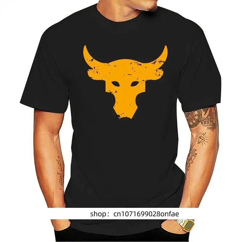 T Shirt Pria Wanita Brahma Bull The Rock Project Gym TShirt Fashion Kasual Streetwear Ropa Hombre Camisetas De Mujer Custom