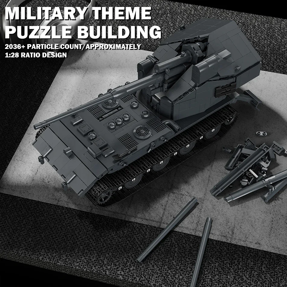 

Конструктор «Немецкий танк X» (Военнафтауэр на E 100) для сборки, игрушка для взрослых, военная техника Второй мировой войны, с солдатами, кирпичики, подарок для детей