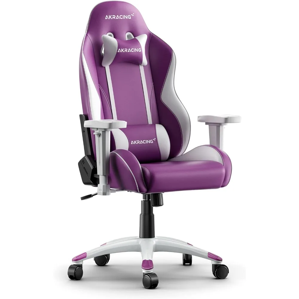 California Gaming Chair XS Extra Small, Swivel, Rocker and Seat Height Adjustment Mechanisms with 5/10, Purple