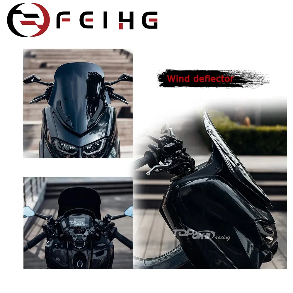 For Yamaha Nmax155 N-MAX 155 125 Nmax125 2020-2023 Nmax 155 Windscreen Windshield Wind Deflector Fairing Motorcycle Accessories