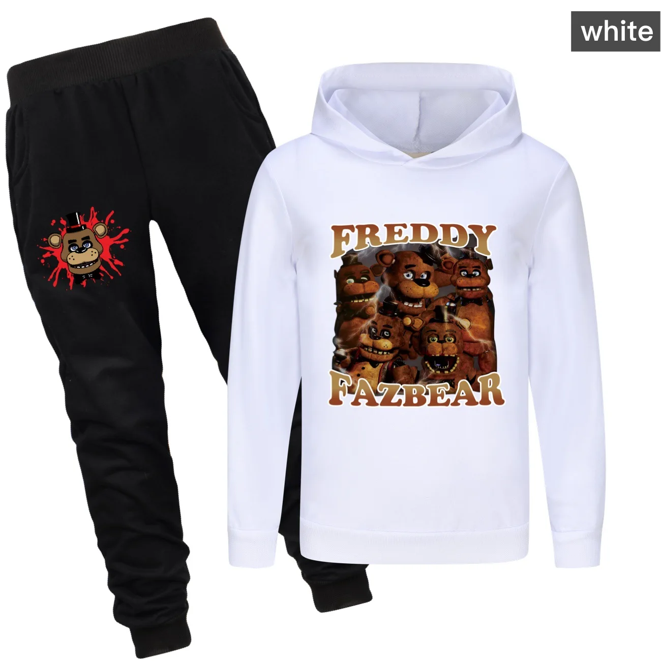 5 Night At Freddy Fazbear's Pizza Hoodies Kids Coat Sweatshirts Pullover Outerwear Hoodie Girls Streetwear Hoody Boy Clothes2800