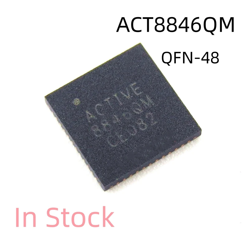 10PCS/LOT ACT8846QM 8846QM ACT8846QM460 QFN-48 Power management chip In Stock