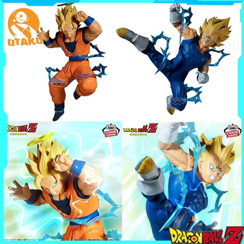 

Оригинальная фигурка Banpresto Dragon Ball Z Match Makers Super Saiyan Son Goku Vegeta из ПВХ, коллекция моделей игрушек, праздничные подарки
