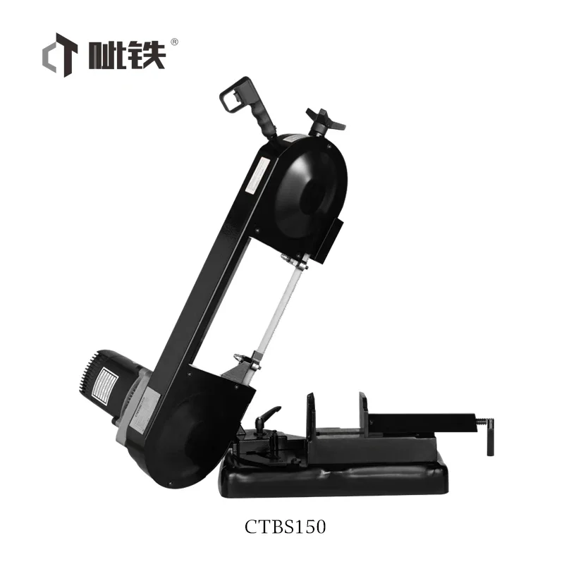 

CTBS150 Small Stainless Steel Desktop Band Saw Machine Household Horizontal Mechanical Manual Tension Condition New Product