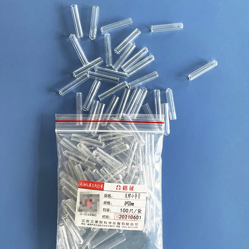 100pcs Medical Laboratory Dropper Glass Microbiology Office School Chemical Laboratory Test Tube Capacity 1ML