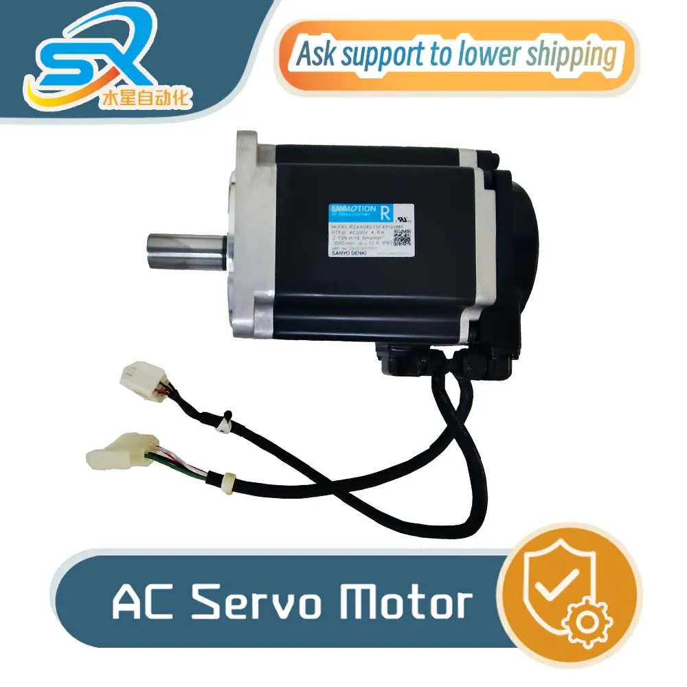 

Sanyo R2AA08075FXPG3M6 Servo Motor 675W 100% Tested Industrial Grade Servo Motor