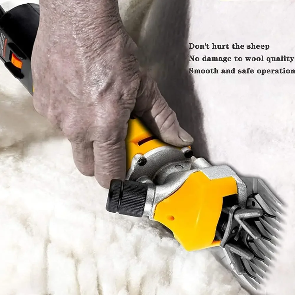 Heavy Duty Sheep Shears 1000W Professional Electric Wool Shear Care Shearing Machine Animal Grooming Clippers Pet Farm Supplies