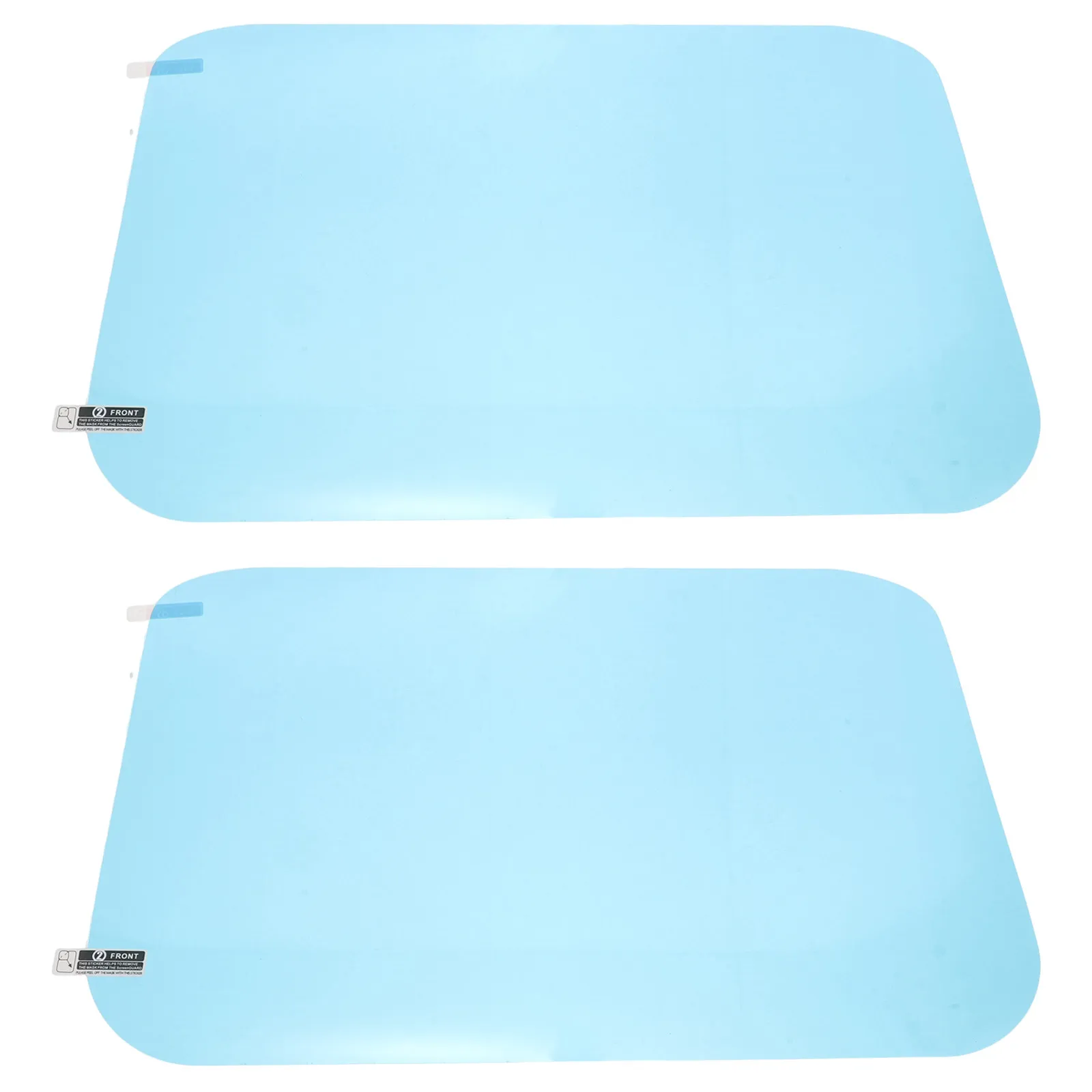 2Pcs Shower Mirror Anti Fog Film Bathroom Protective Waterproof Sticker Clear Sheet Hotel Home Rv Glass Defogger