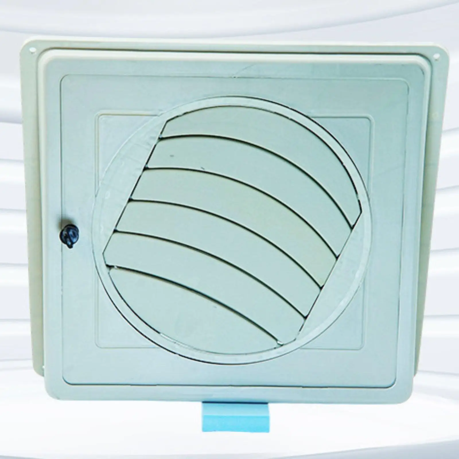Air Vent Grille PP Gray Easy Installation Deflector Air Conditioning Vent Cover for Home Office School Mall