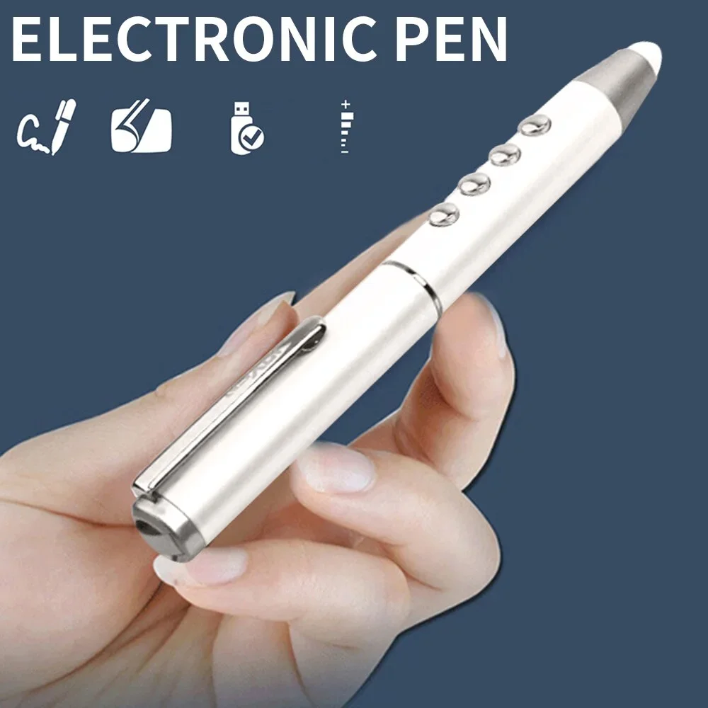 2.4GHz Wireless Clicker Pen Presenter Presentation PPT Page-turning Pen Electronic Electronic Whiteboard Pen for Office Teaching