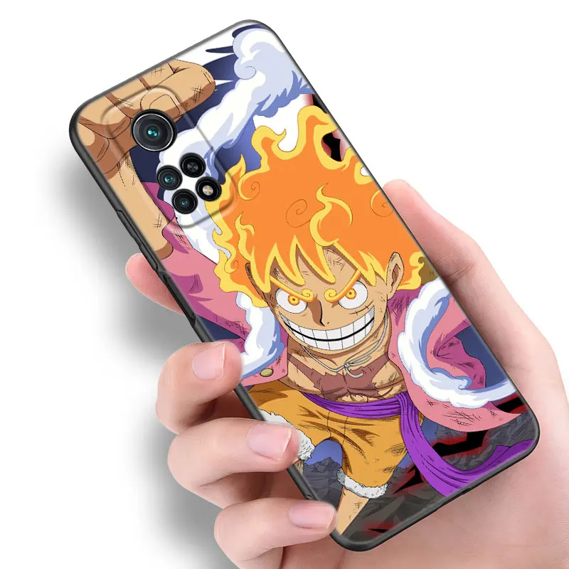 Coque de téléphone Luffy Gear 5, coque en silicone noir, Xiaomi Mi 8 9 SE 10 10T 11 12 13 Lite 9T 11T 12S 12T 13T Pro 11i 12X