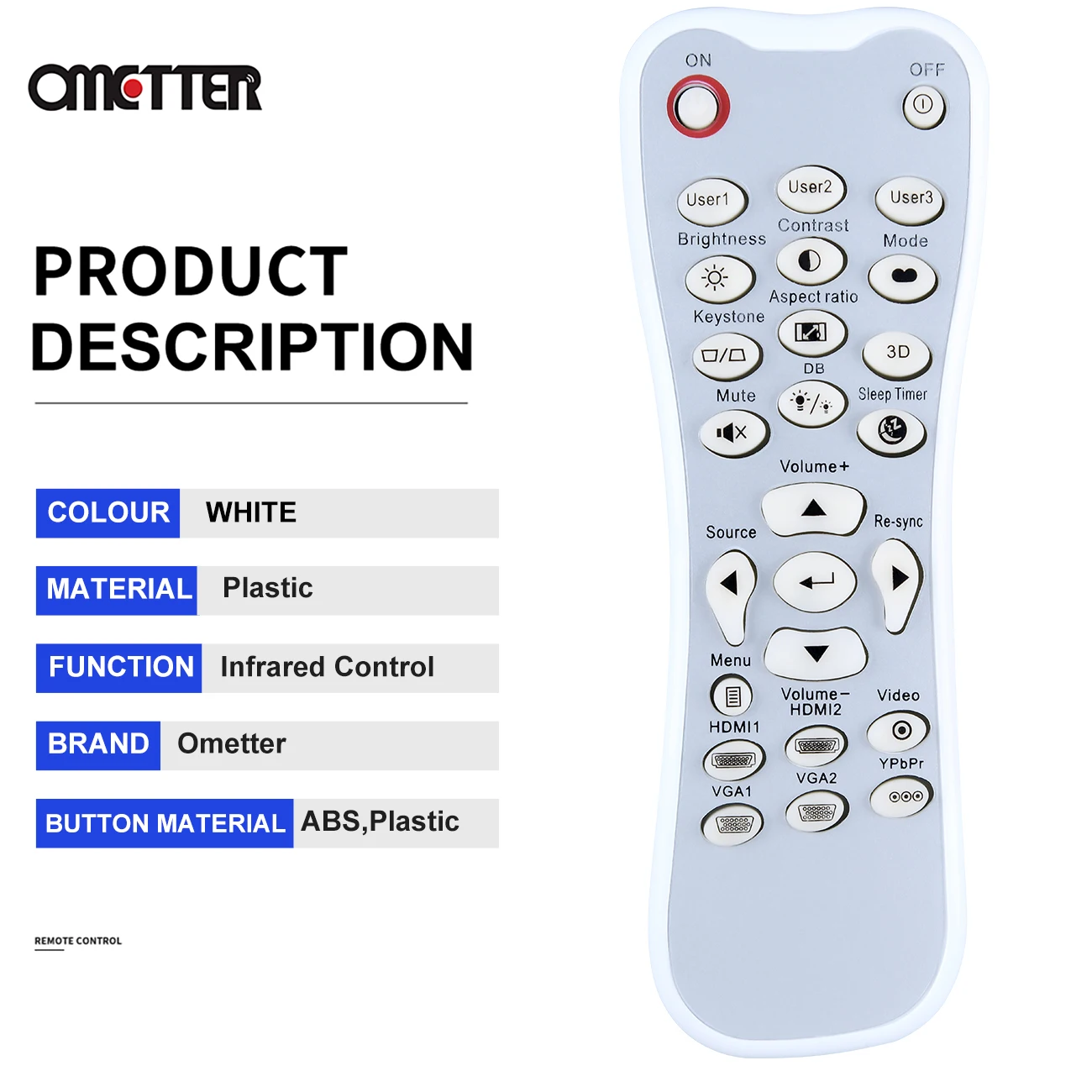 استبدال ل اوبتوما العارض التحكم عن HD26 GT1080 HD141X HD143X HD142X HD-143X