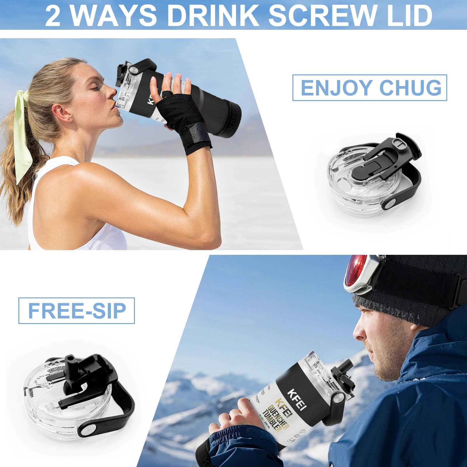 1 قطعة 30 أوقية بلون سادة مزدوج الجدار من الفولاذ المقاوم للصدأ، مع غطاء وقش، الدفء 12 ساعة والثلج 24 ساعة، معزول، خارجي من الفولاذ المقاوم للصدأ