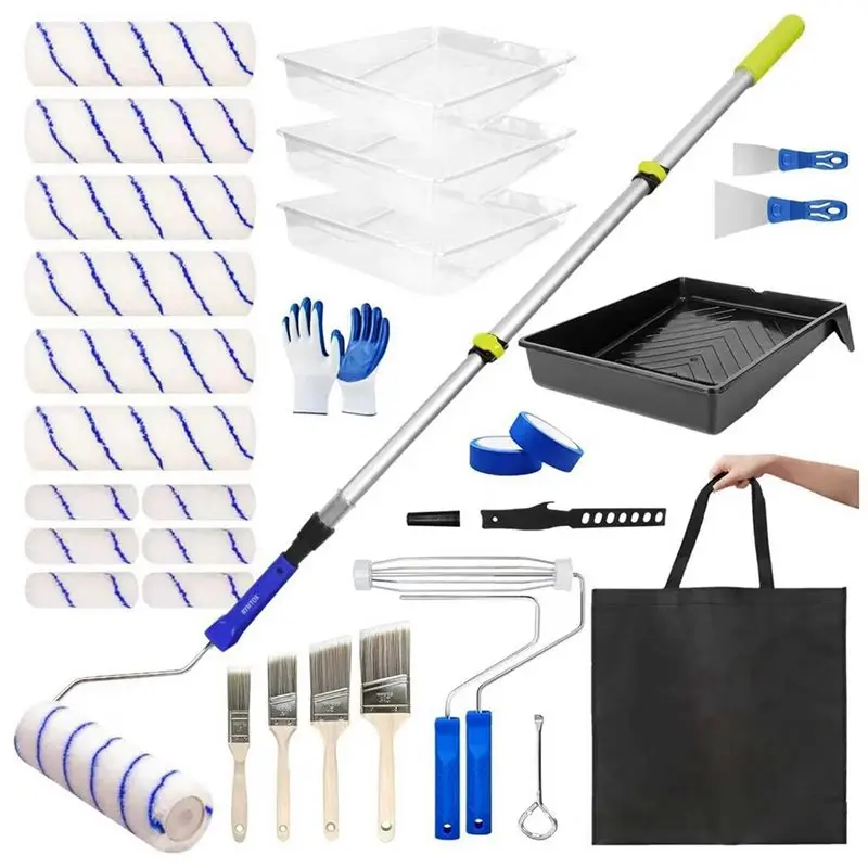 kit-rullo-per-pittura-cycli-con-asta-di-prolunga-2-4-ft-rullo-da-9-e-4-pollici-borsa-per-il-trasporto