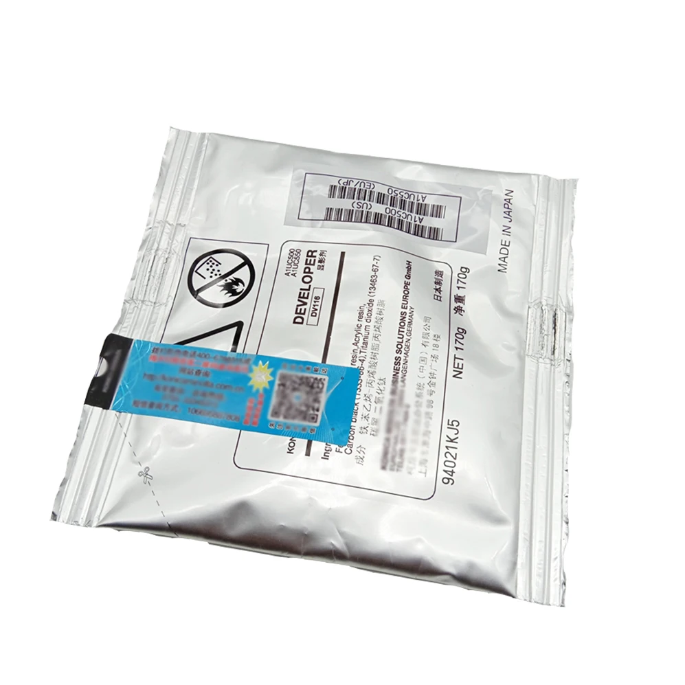 DV116 Developer Powder For Konica Minolta Bizhub 184 185 191 195 164 215 235 DV-116 A1UC500 A1UC550 170g/bag