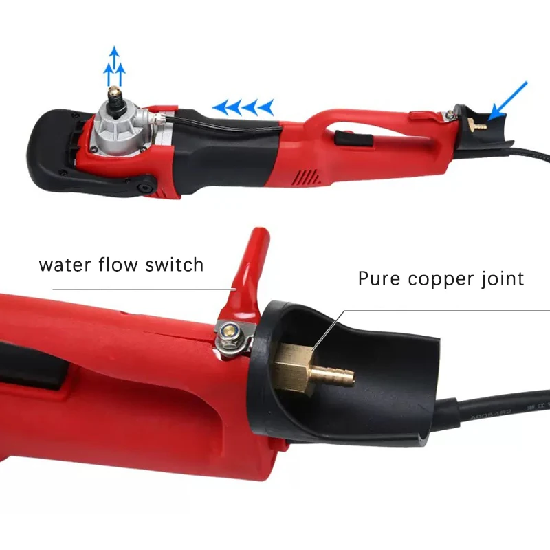 Wet Polishing hine 1200 W Water Water Mill Polishing hine Stone Floor Marble Polishing hine
