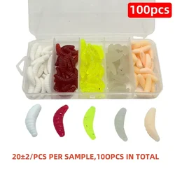 100 mealworm soft bait