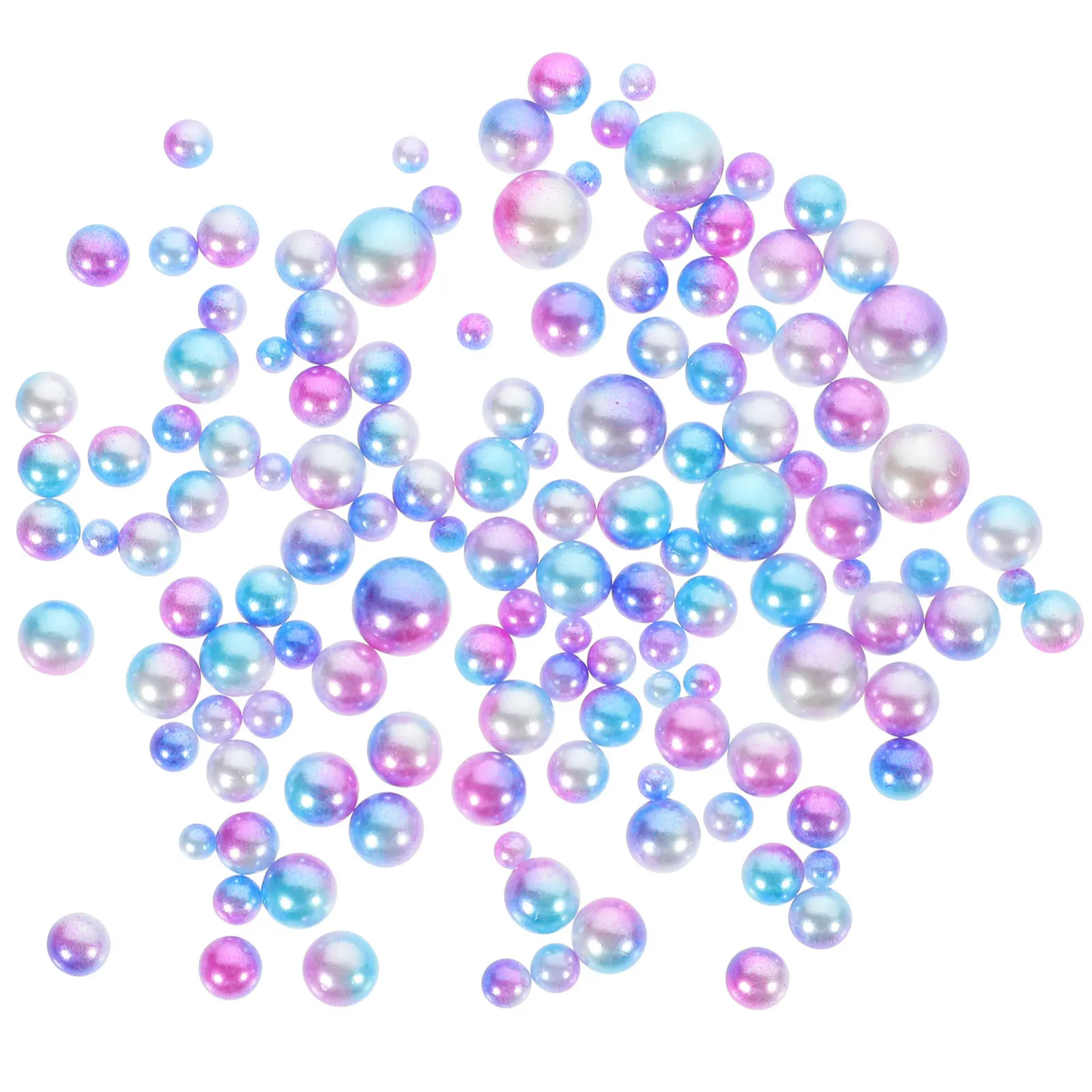 1 sacchetto di perle finte senza foro riempitivo per vaso rotondo liscio per centrotavola artigianato fai da te decorazione porta pennelli per trucco artificiale