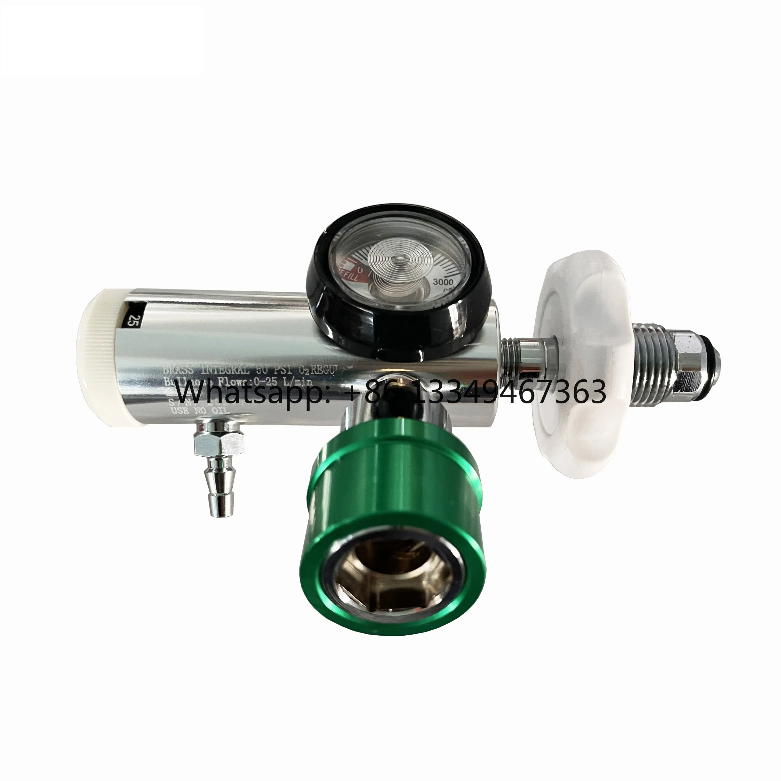 

Best price Medical EMS Oxygen Regulator Oxygen Cylinder Pressure Reducing Valve with Heyer Fitting, Bullnose Style, 0-25LPM disc