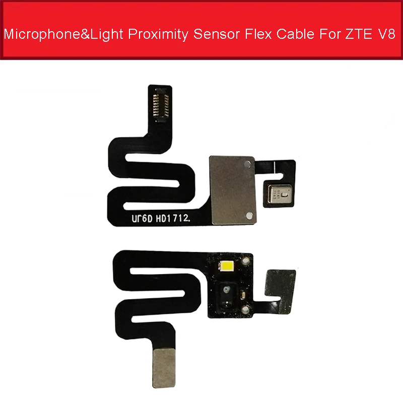 Microphone & Proximity Light Sensor Flex Cable For ZTE Blade V8 BV0800 Menu Button Touch Sensor Flex Ribbon Replacement Parts