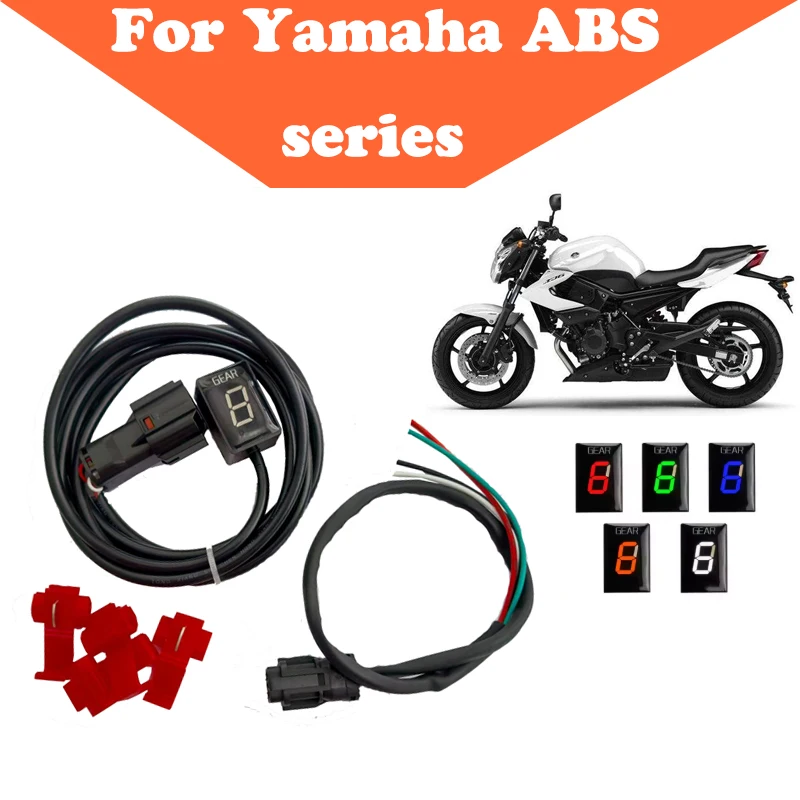 Para motocicleta Yamaha ABS XJ6 (ABS) FZ6 (ABS) FZ8 (ABS) XT1200Z ABS XVS950C indicadores de visualización de cambio de velocidad