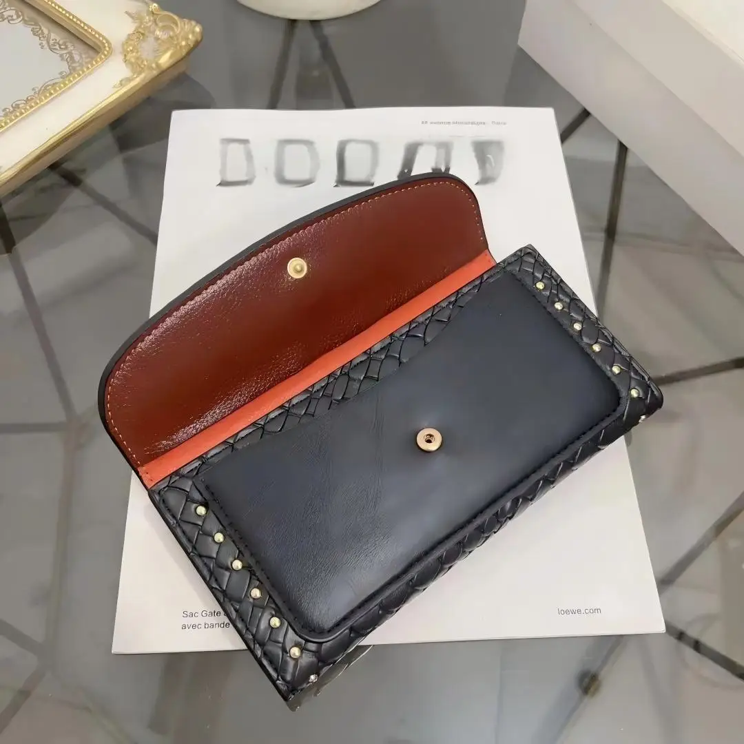 محفظة بتصميم جديد لخريف وشتاء، موديل نسائي طويل وبطاقات متعددة وسعة كبيرة، حقيبة محمولة باليد #6