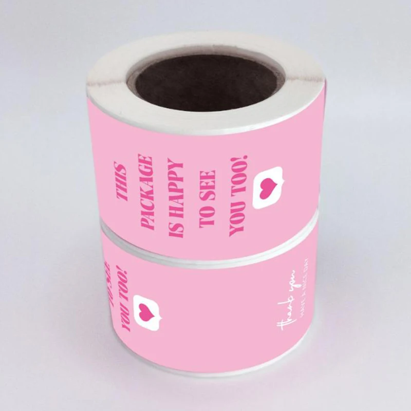 جديد Ins الإبداعية بالجملة ذاتية اللصق التعبئة والتغليف شريط ملصقات الختم ملصقات تغليف الهدايا 100 قطعة/لفة