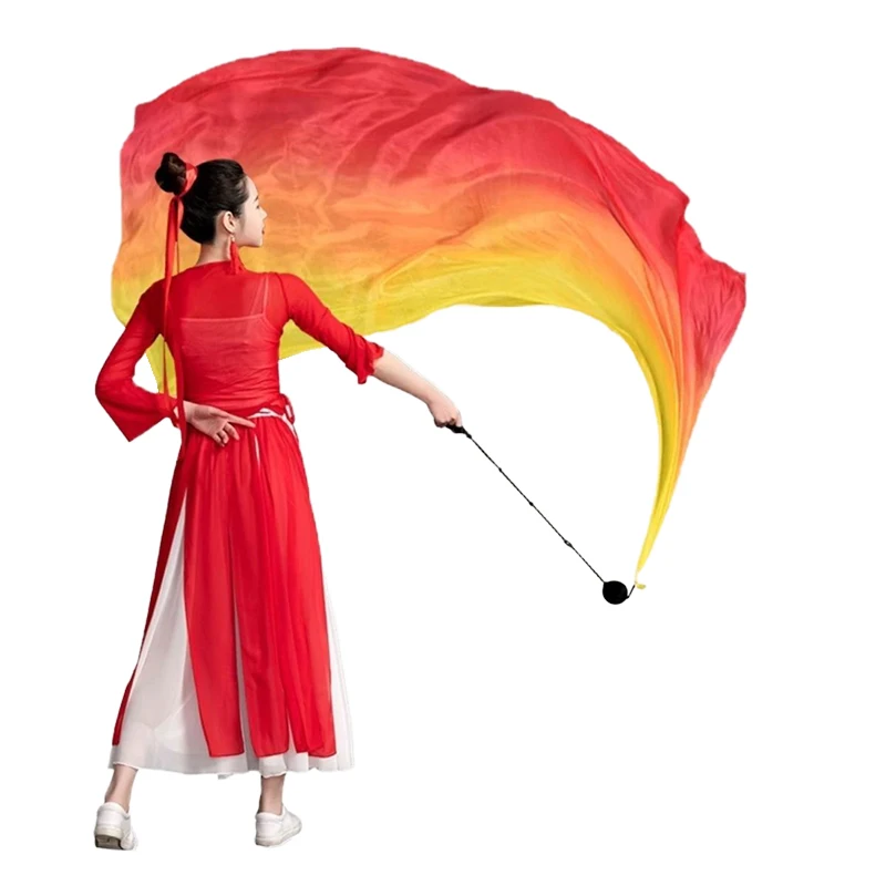 حجاب حريري تقليد مع سلسلة بوي كرات رميها لتايلاند/الهند/العربية للنساء ملحقات الرقص الشرقي دعائم عروض المسرح #5