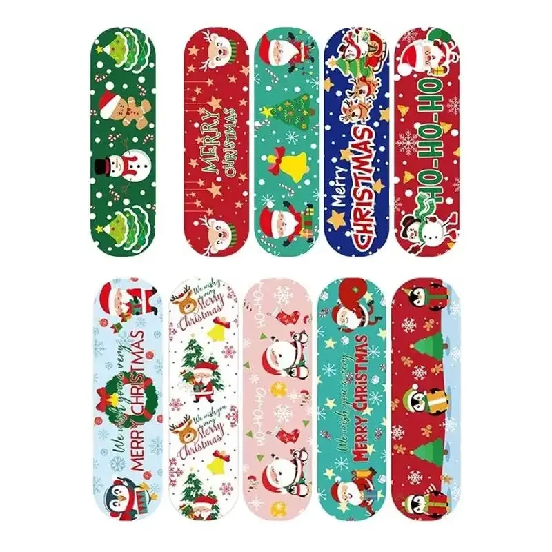 

20pcs/set Father Christmas Band Aid Santa Claus Plaster Cute Wound Dressing Patch First Aid Strips Waterproof Adhesive Bandages