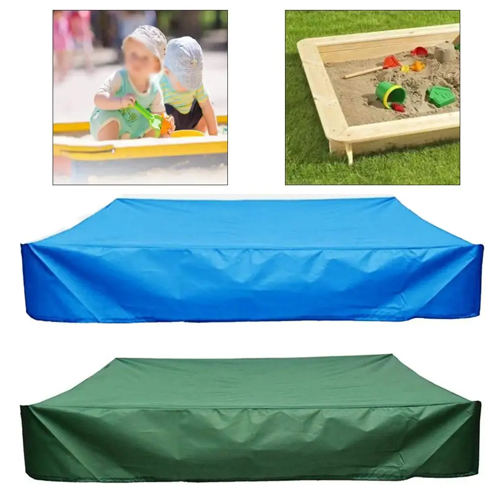 

1pc Sandbox Cover Sand Square Waterproof Oxford Cloth Dust Cover Dustproof Protection With Drawstring Garden Sandpit Cover