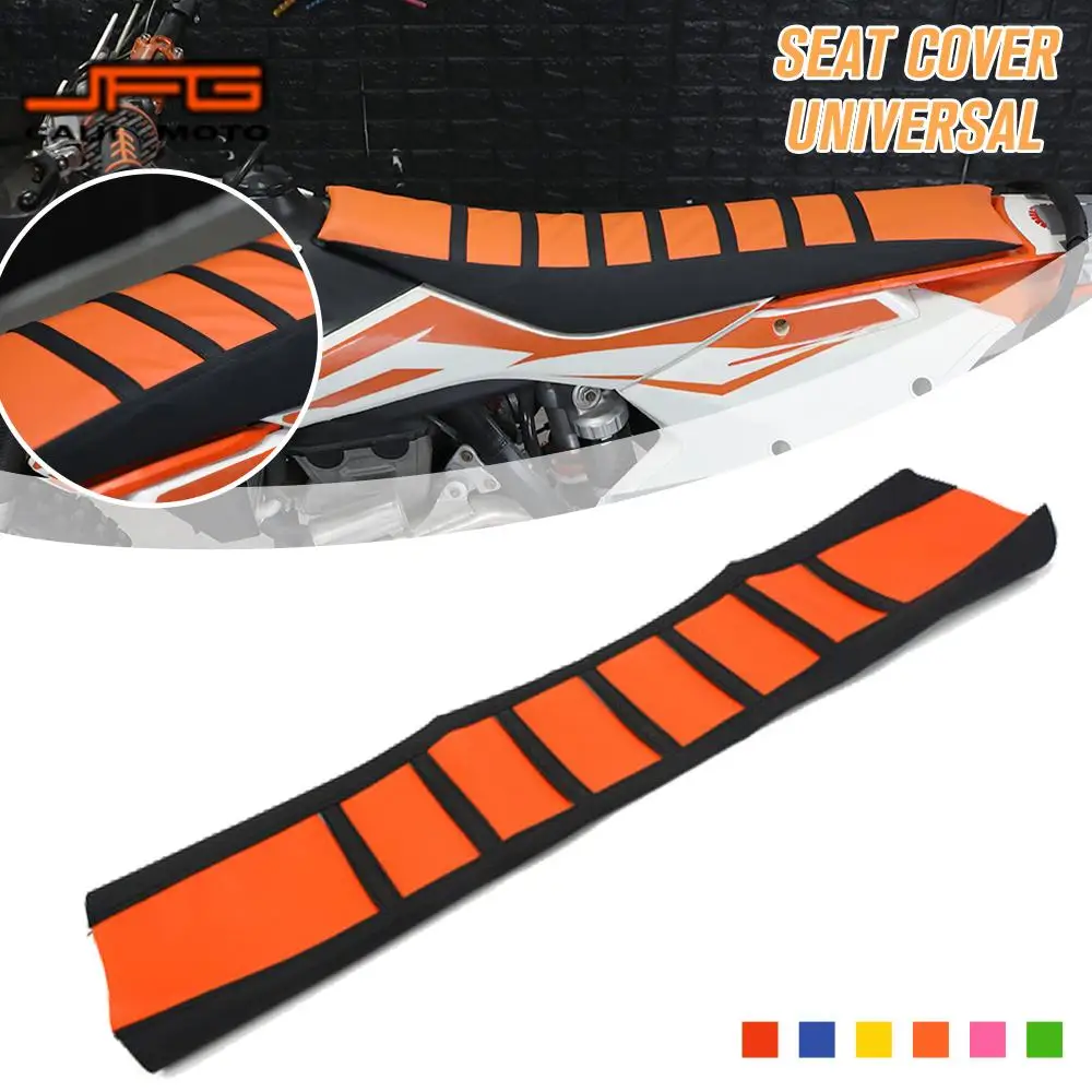

Universal Seat Cover with Antiskid Stripe For KTM Honda Yamaha Suzuki Kawasaki EXC SX YZF WRF CR KXF RM RMZ Motorcycle Rubber