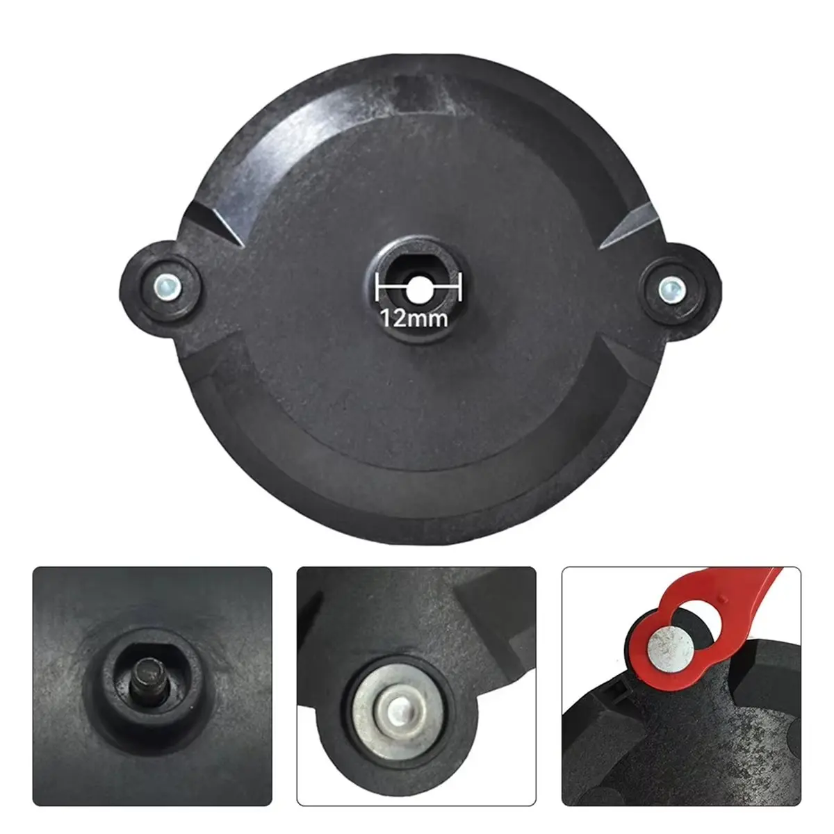 NOCM Mower Cutter Head Simple Snap on Plastic Cutter Head 12 X 10cm for Lawn Mower Garden Tools Accessories