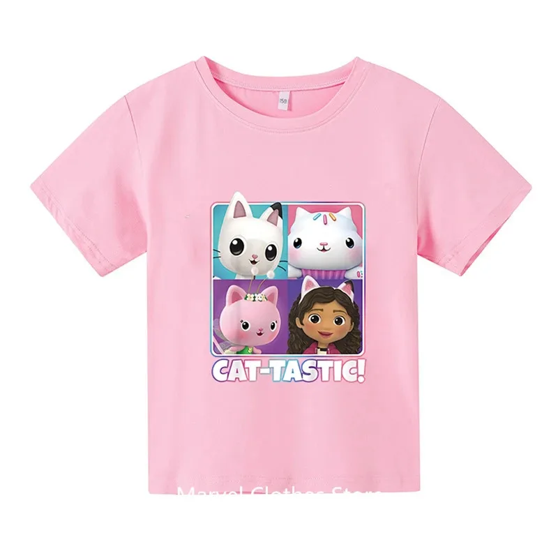 أنيمي غابي دمية التي شيرت الاطفال طباعة الشارع الشهير بنين بنات لطيف عادية موضة المتضخم تي شيرت الاطفال تيز القمم الملابس