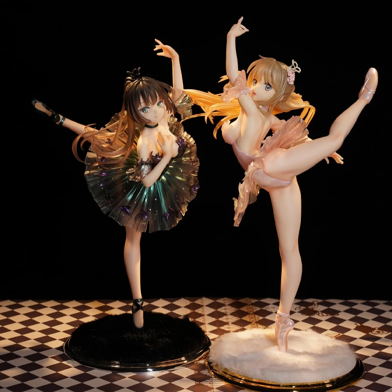 Figura de Anime Pink Label 5 Black Swan Girl, DreamTech Avian Romance, Patito Gris en Escenario, Figura de Acción, Muñeca de Juguete, Regalo, 28 cm