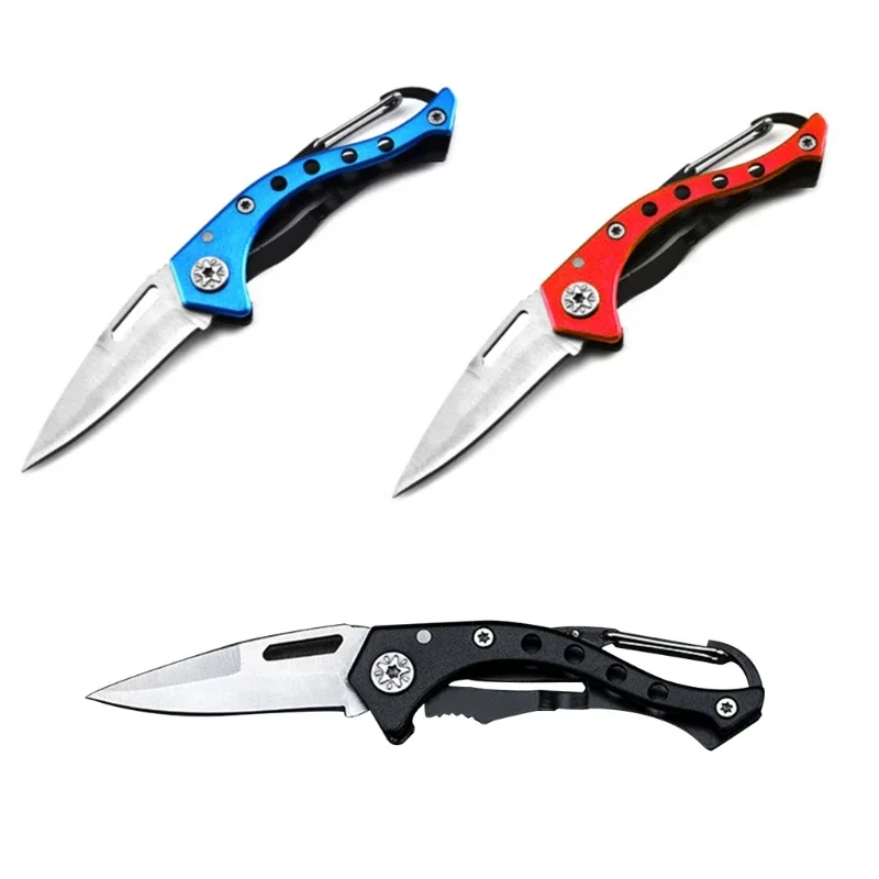 Folding Pocket Knife EDC Survival Knives Hunting Camping Blade Multi Outdoor Keychain Knife Tools - view 4