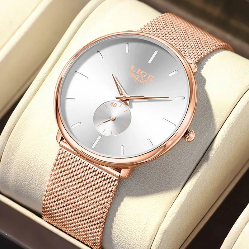 Rose gold white