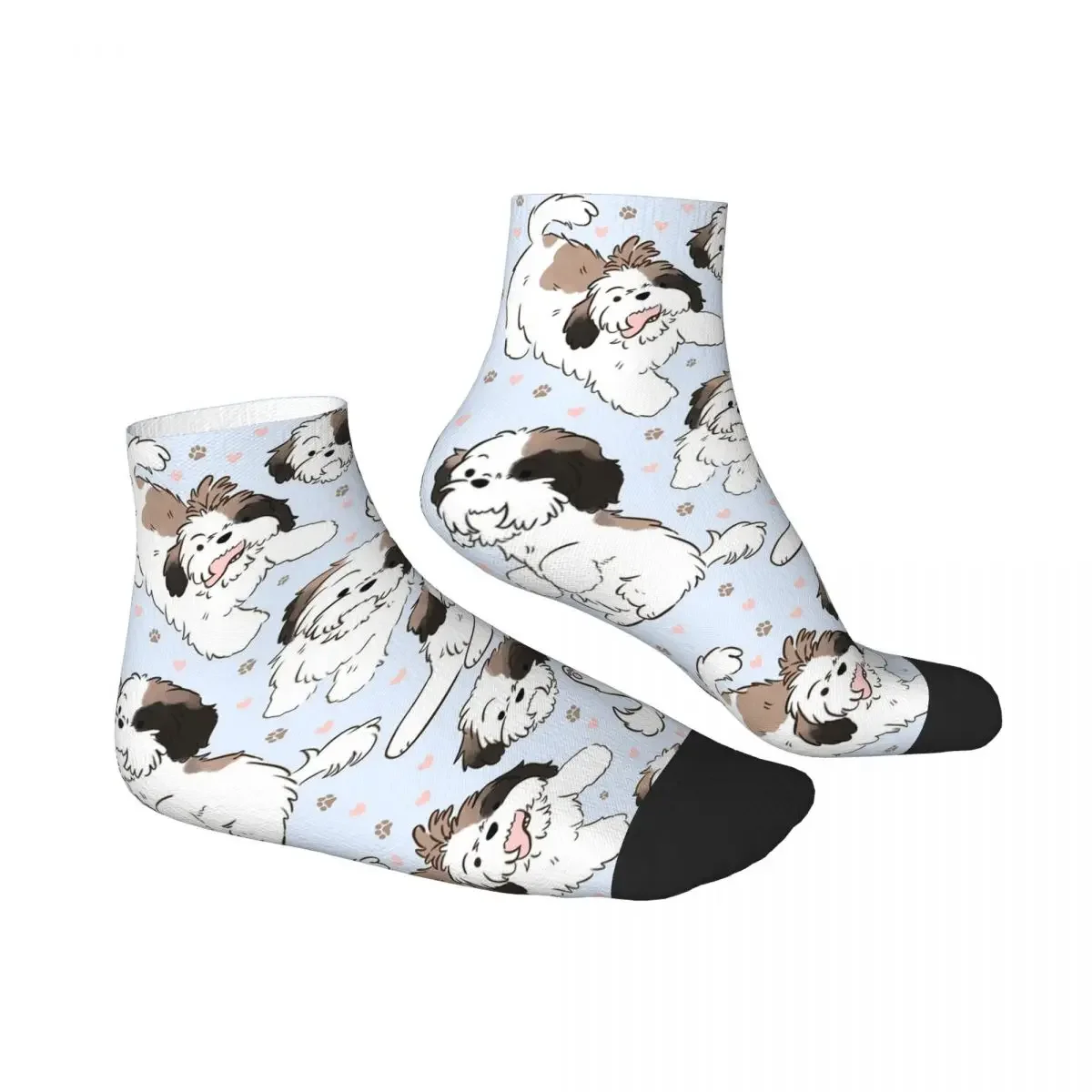 Shih Tzu Dog (2) Calcetines Harajuku Medias súper suaves Calcetines para todas las estaciones Accesorios para regalos de hombre y mujer