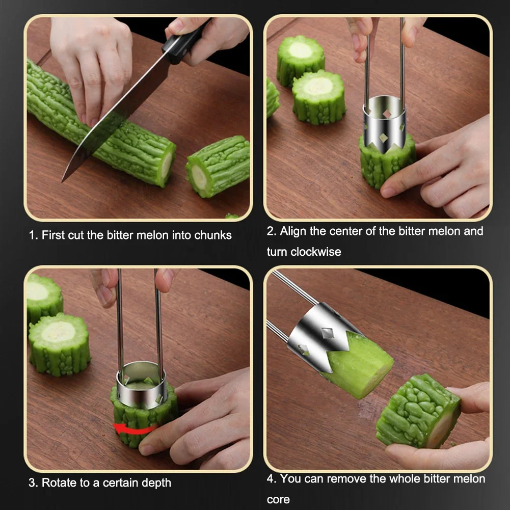 Bell Pepper Corer Fruit Corer User-friendly Design Versatile Convenient Food Preparation Efficient Core Removal