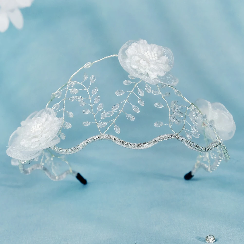 

Bridal Hair Accessories for Women Retro Lace Headband Fancy Wedding Headbands Bride Rhinestone Headpiece Bridesmaid