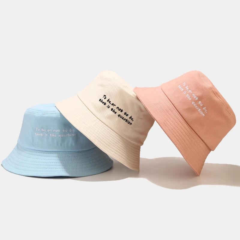 Shakespeare Quote Embroidered Bucket Hat 