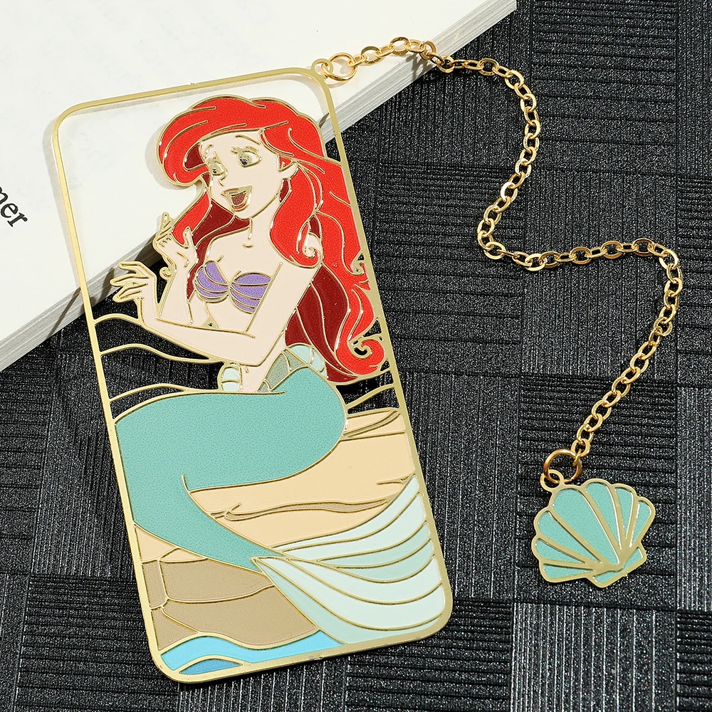 Marcapáginas de Metal de colección para fanáticos de niñas, marcapáginas de Anime para amantes de los libros, accesorios para mujeres, marcador de