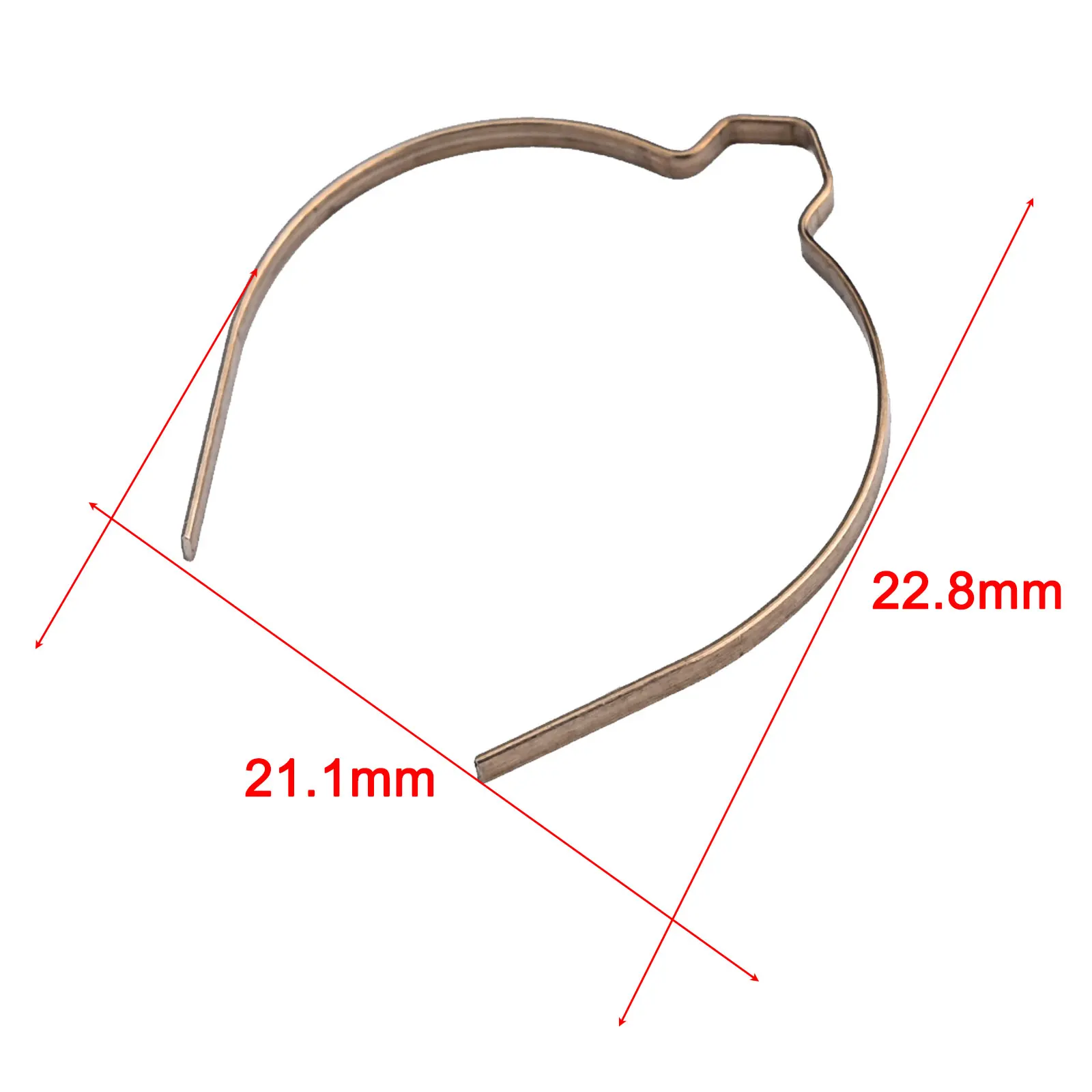 1pc/5pcs Spinner Wheel Wire Cup Sounder For DAIWA For Spider For Fire Lizard For LUVIAS Spinner 22.8*21.1*1.5mm Parts