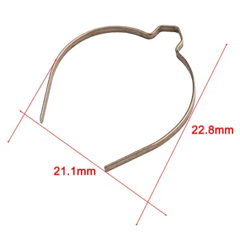 다이와용 스피너 휠 와이어 컵 사운더, 스파이더, 파이어 도마뱀, LUVIAS 스피너, 22.8*21.1*1.5mm 부품, 1 개, 5 개