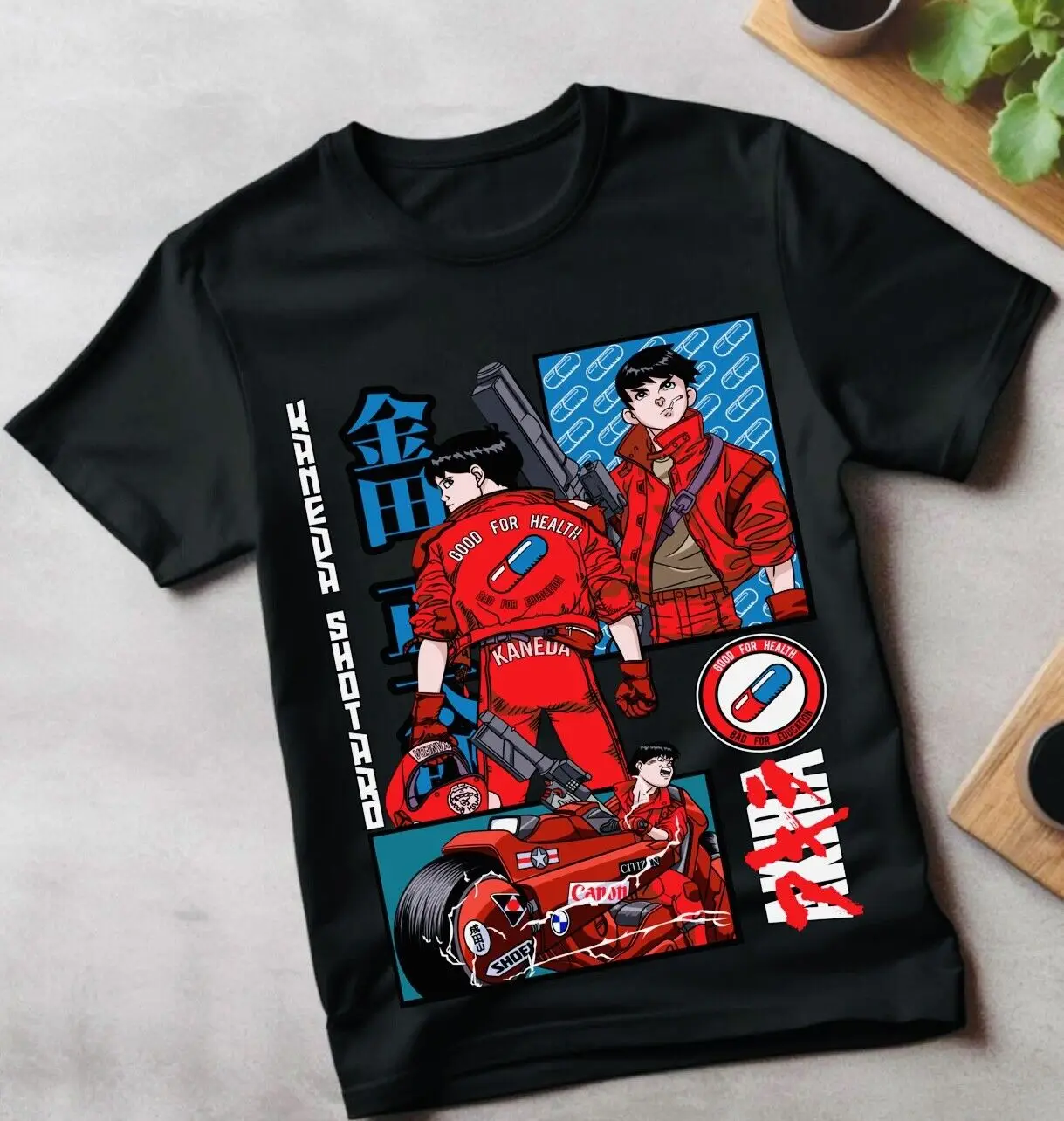 

AKIRA T-Shirt Manga Anime Kaneda Tetsuo Katsuhiro Otomo Neo Tokyo Tee All Size Tops Men Men Original Gifts Funny Ugus