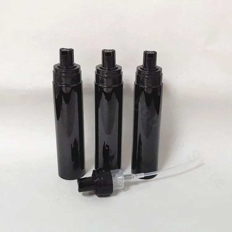 10/20pcs 100mL black bubble bottle lash shampoo bottle plastic for tooth cleaning,eyelash cleaning foam pump bottle