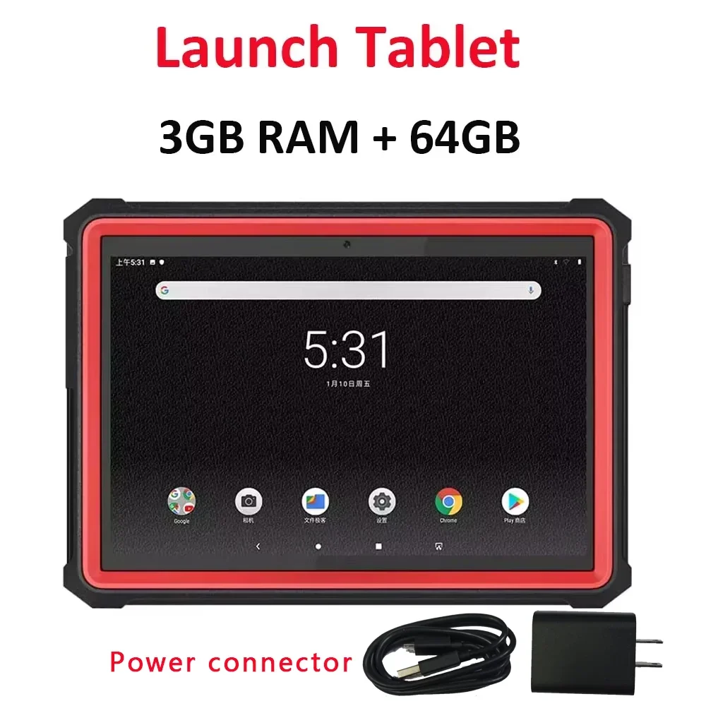 launch Tablet 3GB RAM+64GB for Launch X431 Pro3S+OBD2 Scanner Software Auto Diagnostics Tool Works With Diagzone / Xdiag / Xpro5