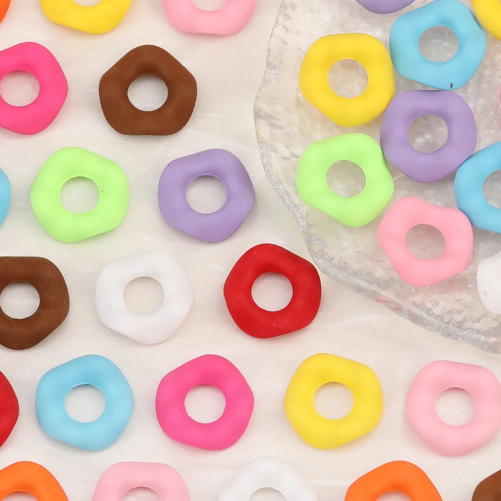 

Cordial Design 200Pcs 16*16MM Acrylic Bead/Matte Effect/Wave Loop Shape/Jewelry Findings & Components/Hand Made/DIY Beads Making