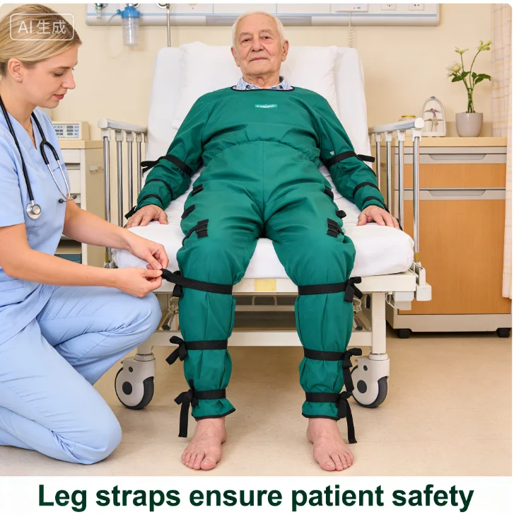 Manic Patient  Clothing Dementia Elderly Anti-restlessness Restraint Strap Strap Anti-scratch Anti-mess Running Pan