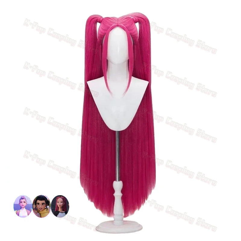 Neue Kpop Dämon Jäger Perücke Rumi Mira Zoey Saja Jungen Baby Perücke Männer Frauen Synthetische Haar Kostenlose Perücke Kappe Cosplay Halloween-Party Requisiten